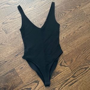 Black one piece/bodysuit